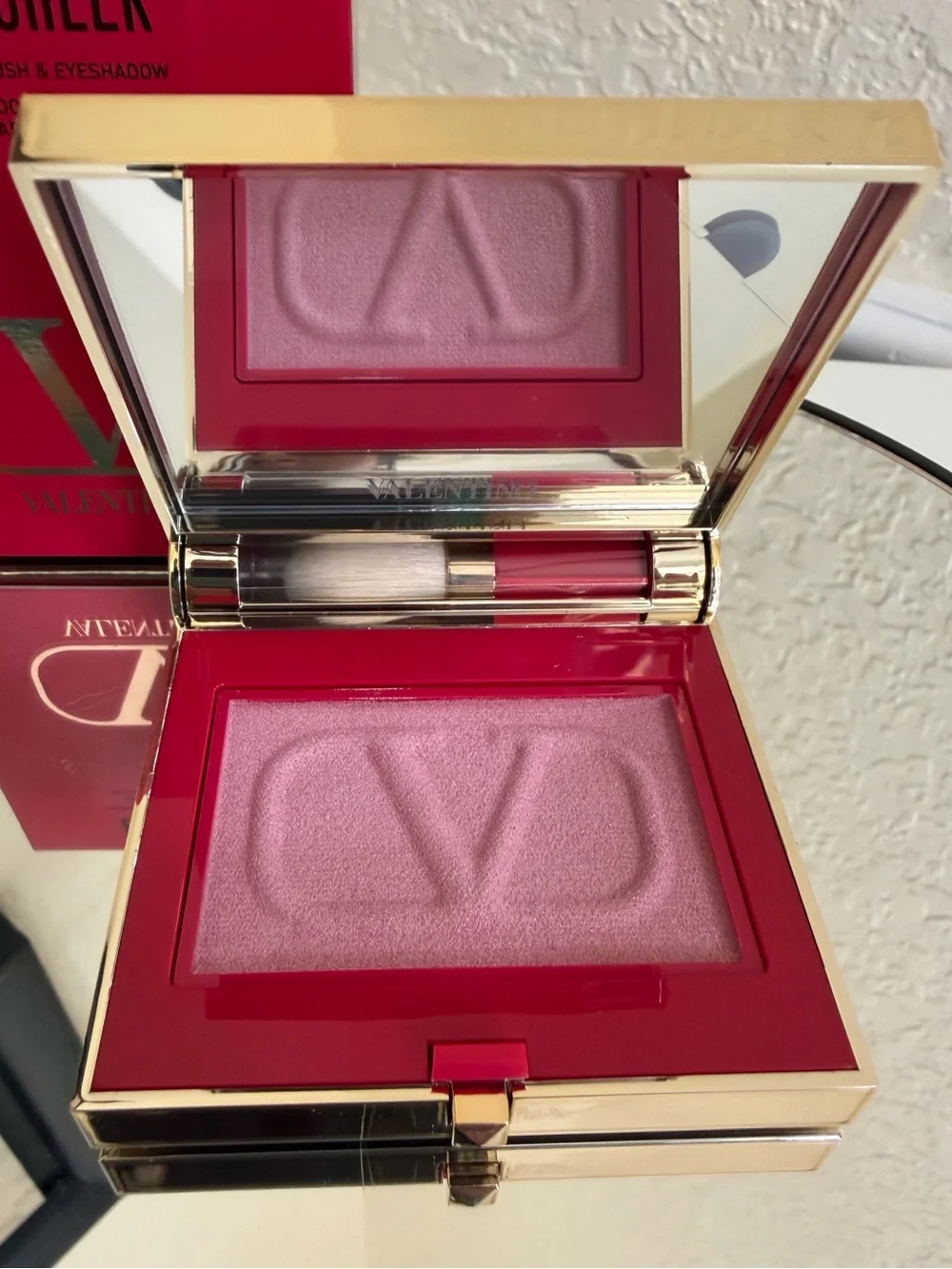 VALENTINO EYE2CHEEK BLUSH AND EYESHADOW NIB 003